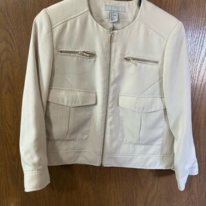 H&M Cream light jacket USA 8